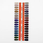 DND HEMA & TPO Free - Swatch #04 - Nocturnal Collection, 36 colors (#110 to #145) + Free Sample