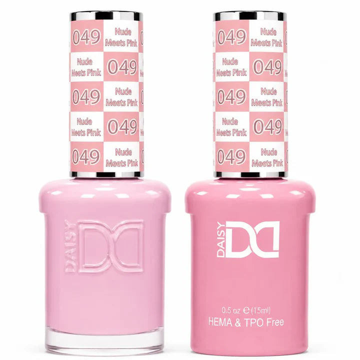 DND HEMA & TPO Free Duo Gel Matching - #049 Nude Meets Pink