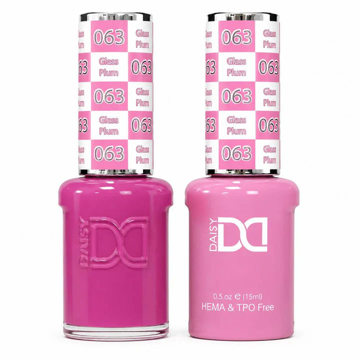 DND HEMA & TPO Free Duo Gel Matching - #063 Glass Plum