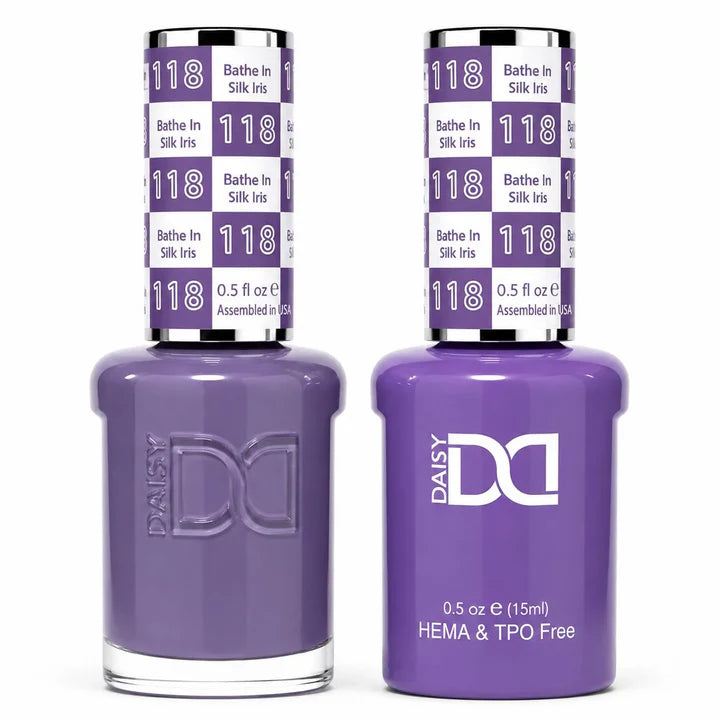 DND HEMA & TPO Free Duo Gel Matching - #118 Bathe In Silk Iris