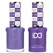 DND HEMA & TPO Free Duo Gel Matching - #119 The Grape Disguise