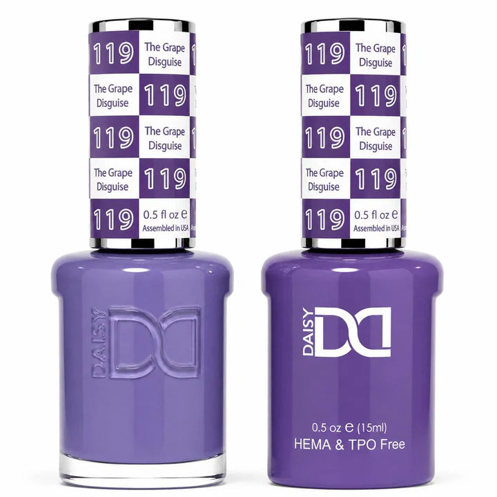 DND HEMA & TPO Free Duo Gel Matching - #119 The Grape Disguise