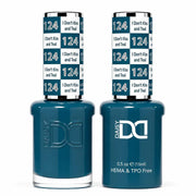 DND HEMA & TPO Free Duo Gel Matching - #124 I Don’t Kiss And Teal