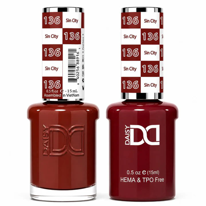 DND HEMA & TPO Free Duo Gel Matching - #136 Sin City