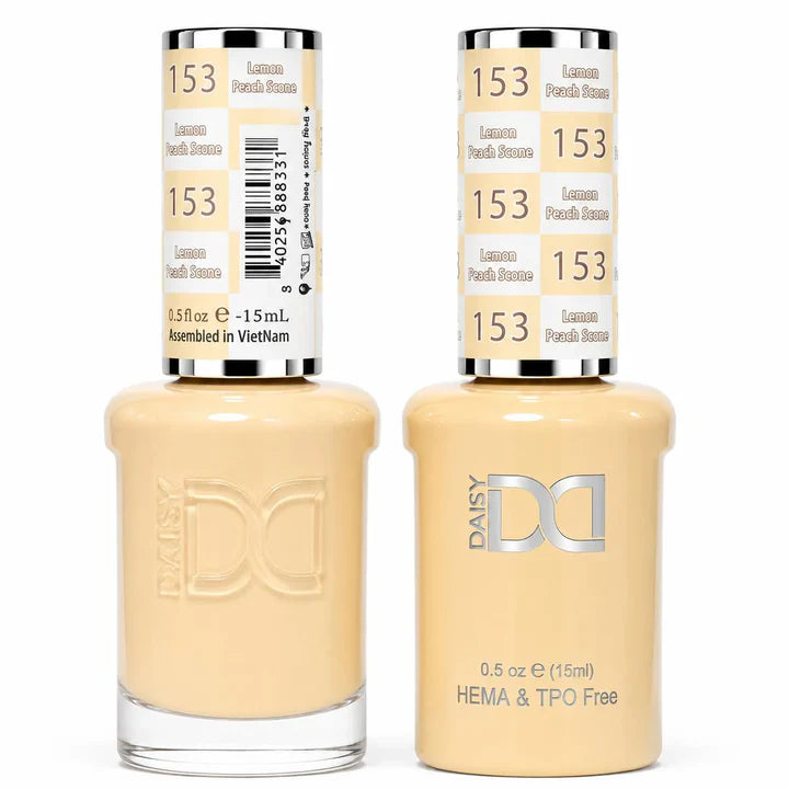 DND HEMA & TPO Free Duo Gel Matching - #153 Lemon Peach Scone