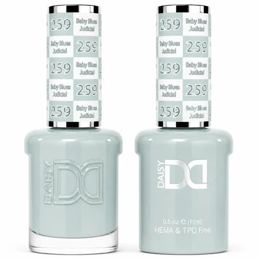 DND HEMA & TPO Free Duo Gel Matching - #259 Baby Blues Judicial