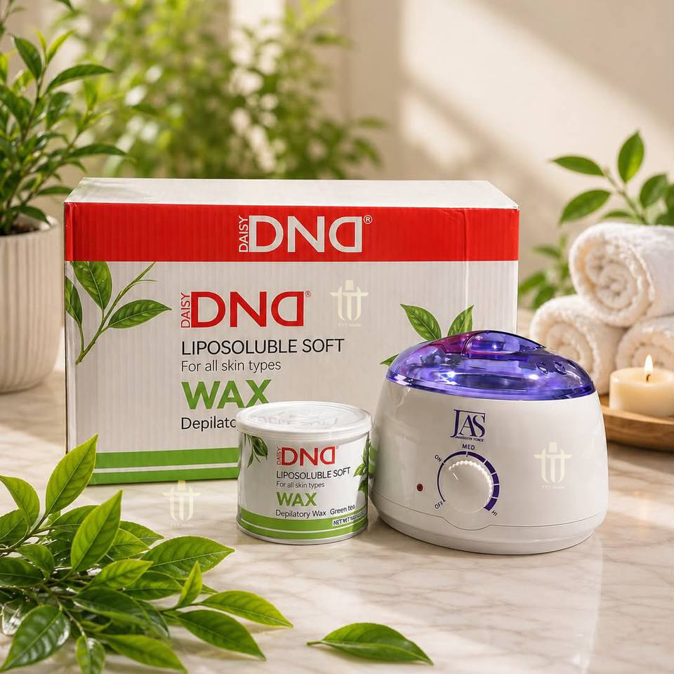 DND Liposoluble Soft, Depilatory Wax - Green Tea 14oz (396g)