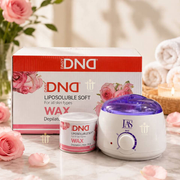 DND Liposoluble Soft, Depilatory Wax - Rose (Case 24 jar) + Gift: JAS Wax Warmer (Single)