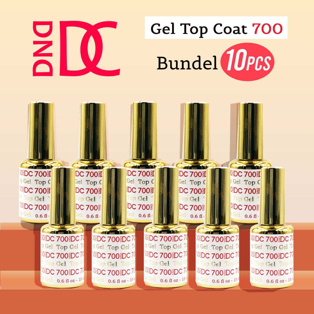 DND DC Gel Top Coat 0.5oz - #700