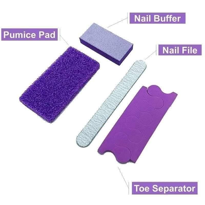 DND Disposable Pedicure Kit 4pcs (200kit/case) - Purple