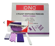 DND Disposable Pedicure Kit 4pcs (200kit/case) - Purple