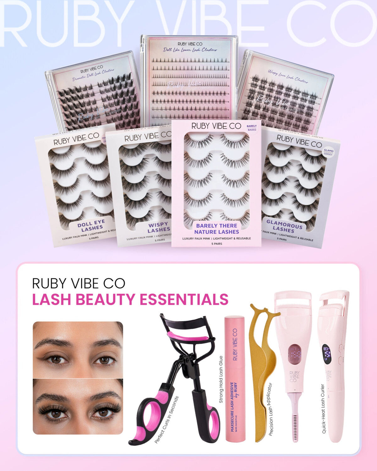DualLash-Lift, Heated Eyelash Curler by Ruby