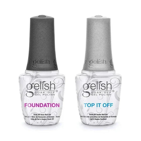 Gelish HARMONY Dynamic Duo - Foundation & Top It Off Sealer - TTT Nails Supply