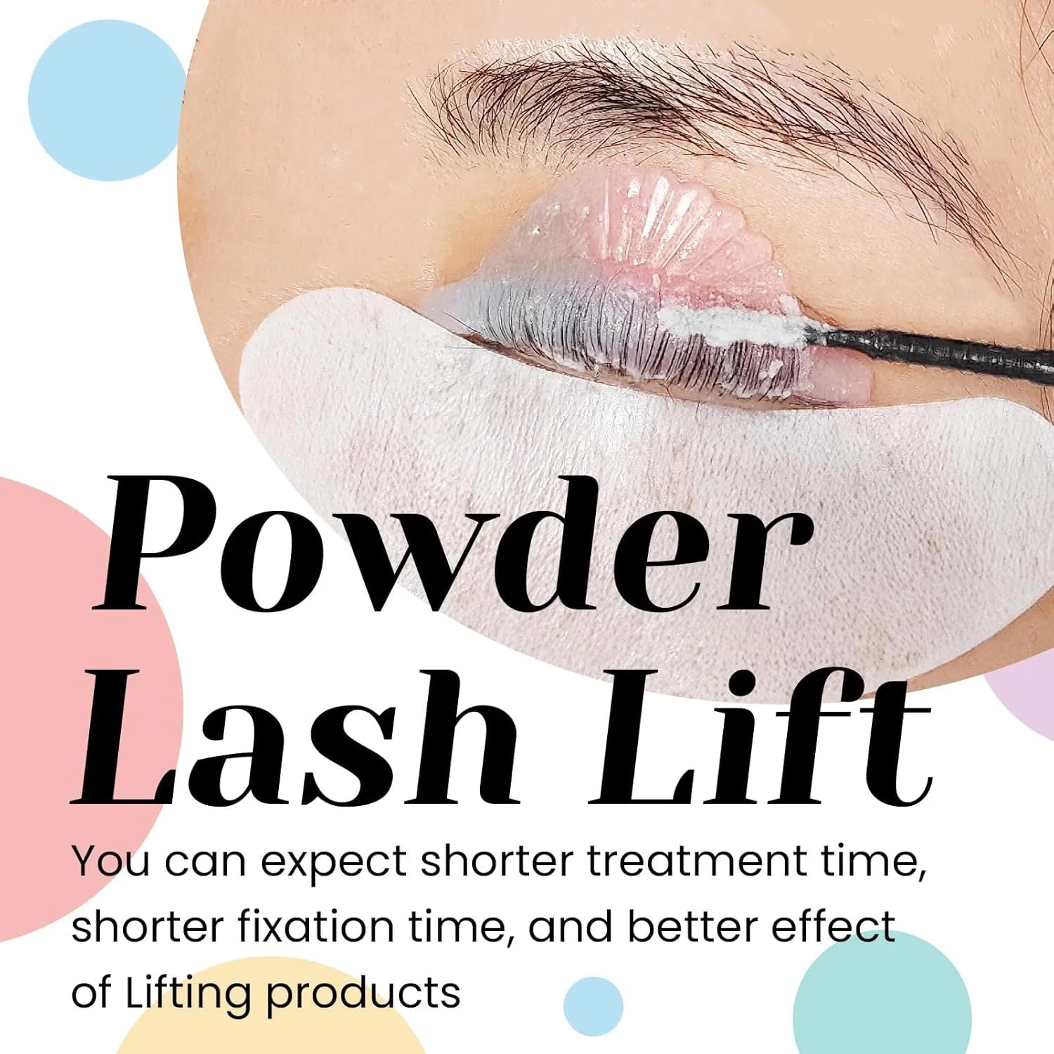Tinté EZ LIFT MIXIE POWDER 10g (Lash Lift Powder, Supermix Eyelash Perm Solution Achieve Glue-free for Lash Lift)