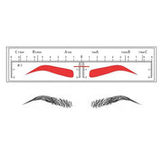 Eyebrow Stencil Disposable - EASY Eyebrow Shaper Kit - SHAPE #2 (10pcs)