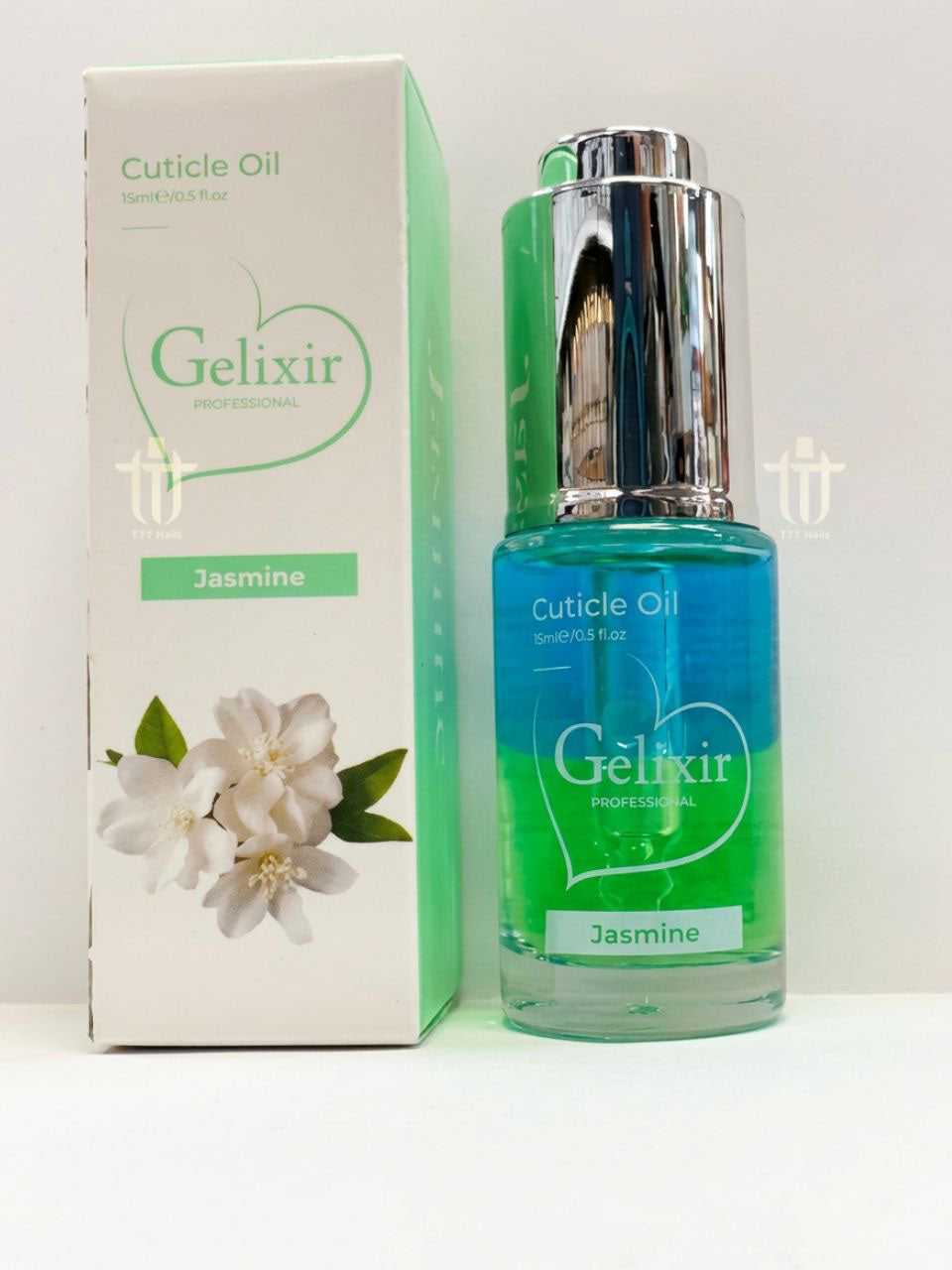 Gelixir Cuticle Oil - Jasmine 0.5oz 15ml (from $1.6/ea)