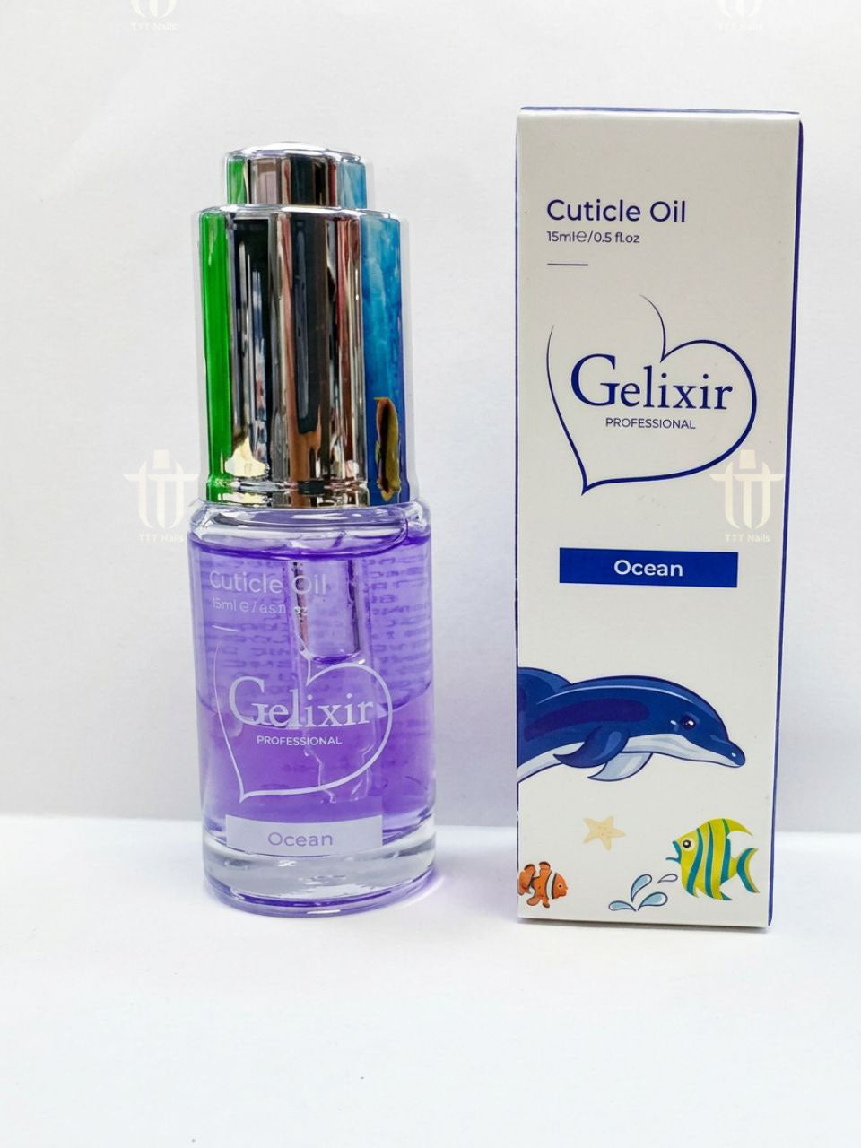 Gelixir Cuticle Oil - Ocean 0.5oz 15ml (from $1.6/ea)