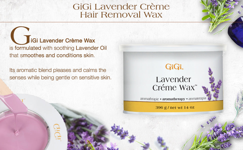 Gigi Lavender Crème Wax 14oz
