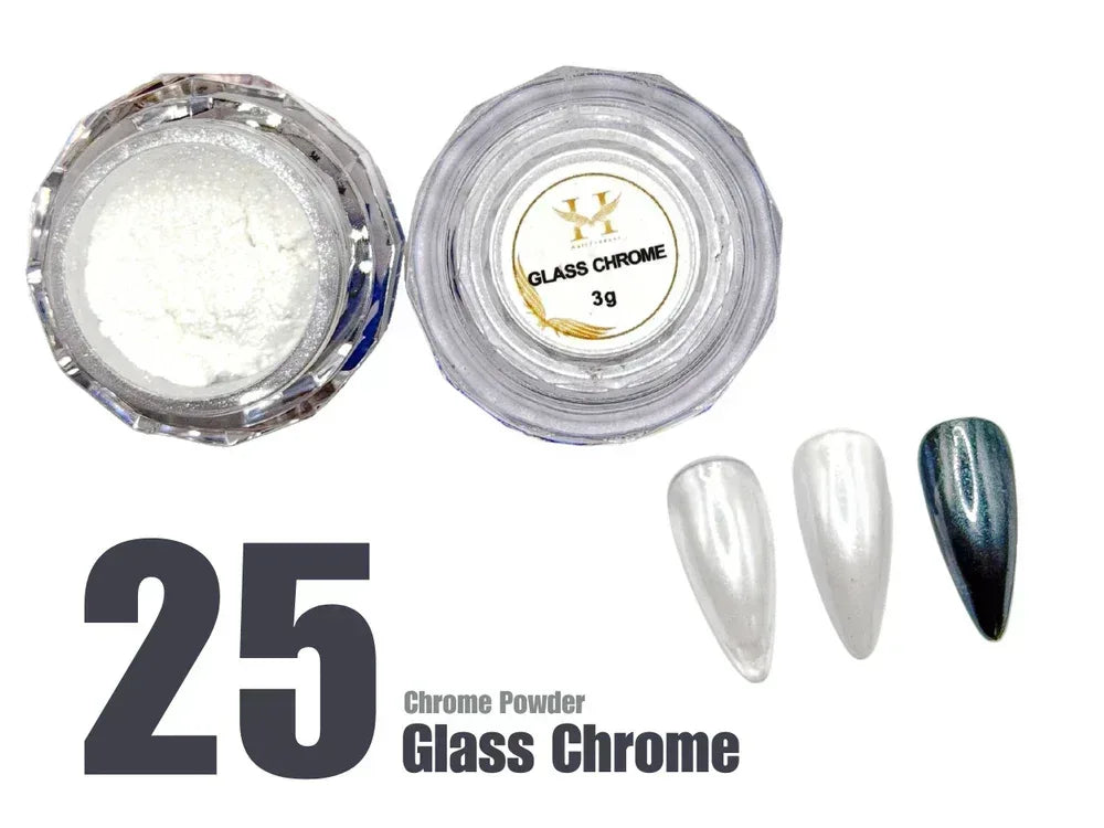 HANG Chrome Powder - #25 Glass Clear 3g - TTT Nails Supply