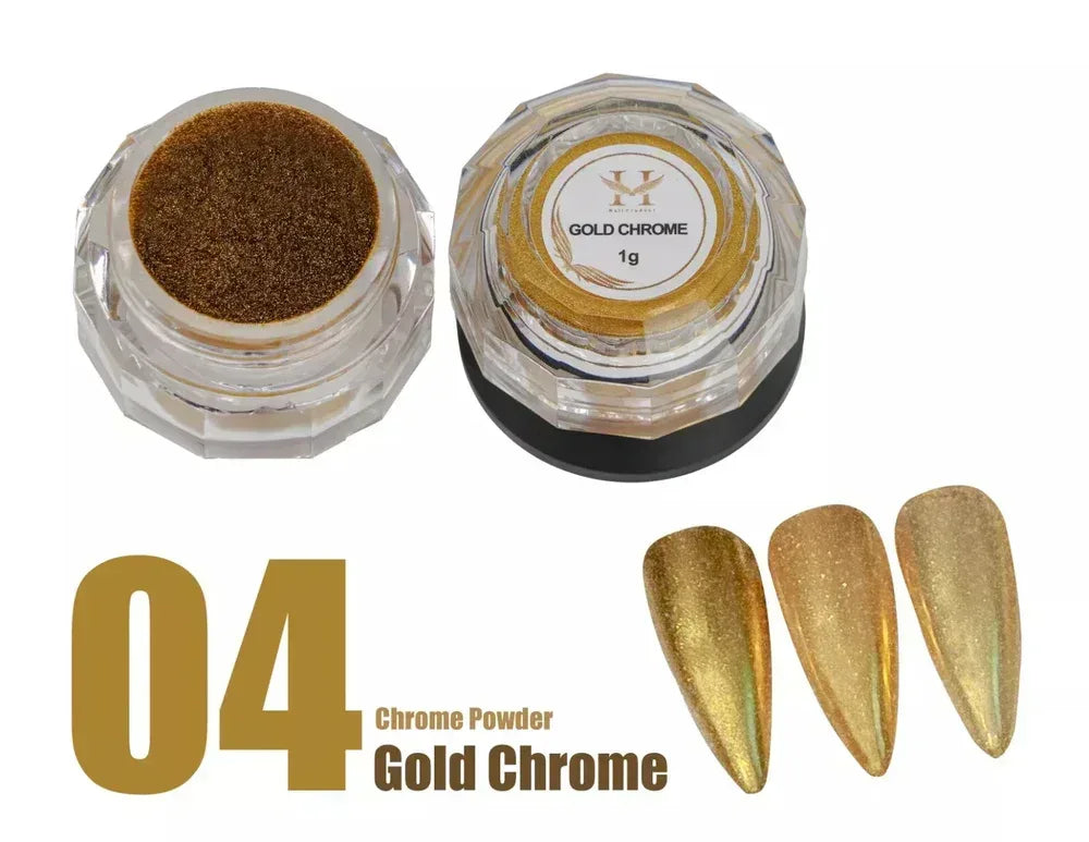 HANG Chrome Powder - #04 Gold Chrome 1g - TTT Nails Supply