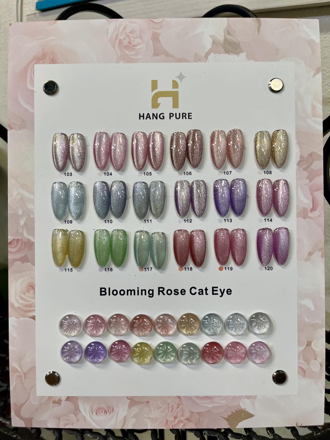 HANG Blooming Rose Cat Eye – 18 Colors (103–120) + Free Display & Magnetic ($7.45/ea)