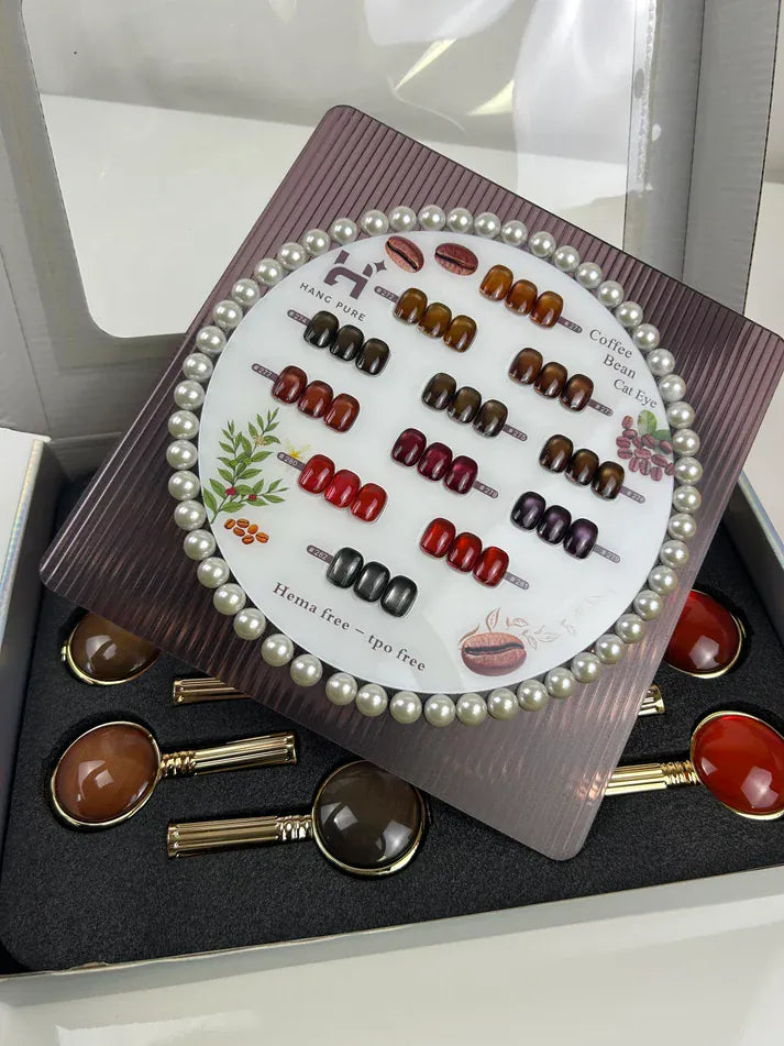 HANG Cat Eye - COFFEE BEAN Collection, 12 Colors + Free Display & Magnetic ($7.95/ea)
