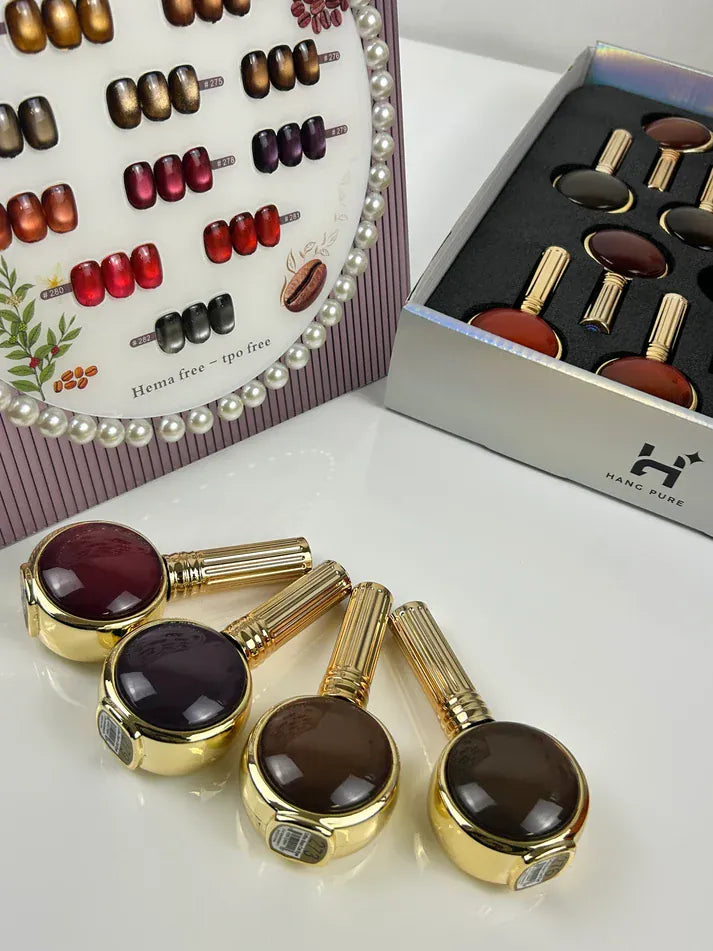 HANG Cat Eye - COFFEE BEAN Collection, 12 Colors + Free Display & Magnetic ($7.95/ea)