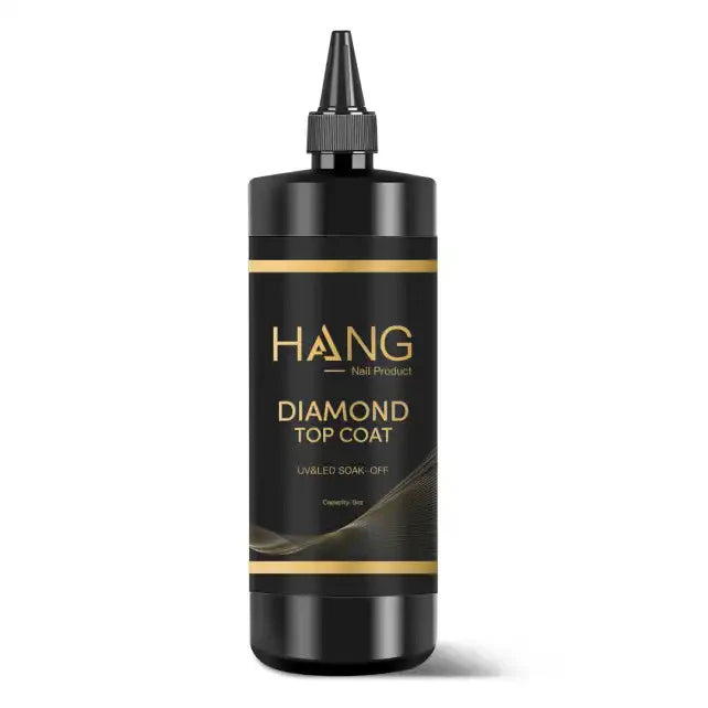 HANG Gel Diamond Top Coat Refill 8oz + Free 06 Bottles 0.5oz
