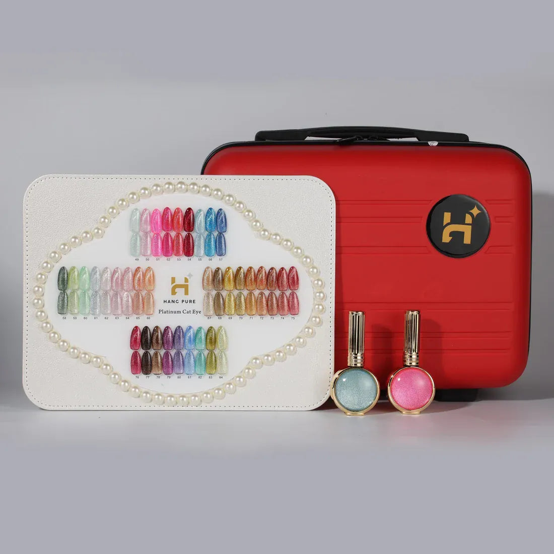 HANG PLATINUM Cat Eye Collection – Set 36 Colors 18ml (#49–#84) + Free Vali & Sample ($7.45/ea)