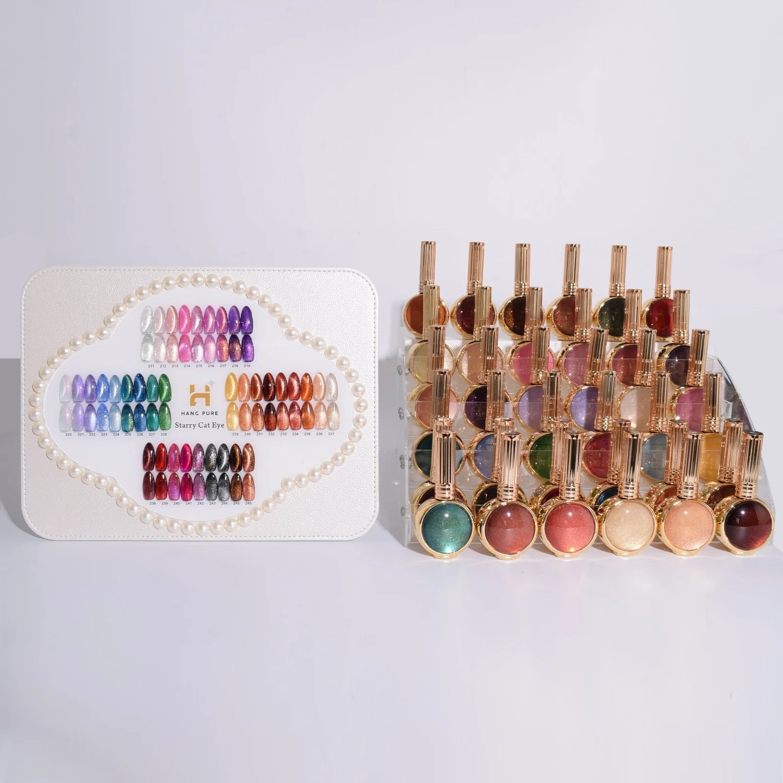 HANG Starry Cat Eye Collection – Set 36 Colors 18ml (#211–#246) + Free Display & Magnetic ($7.45/ea)