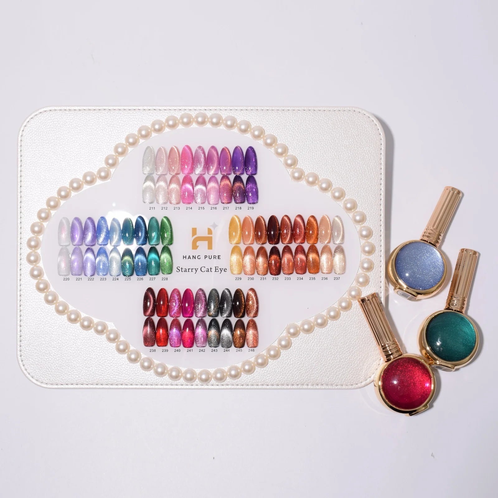 HANG Starry Cat Eye Collection – Set 36 Colors 18ml (#211–#246) + Free Display & Magnetic ($7.45/ea)