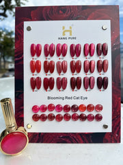 HANG Blooming Red Cat Eye Collection - Set 18 Colors + Free Display & Magnetic ($7.45/ea)