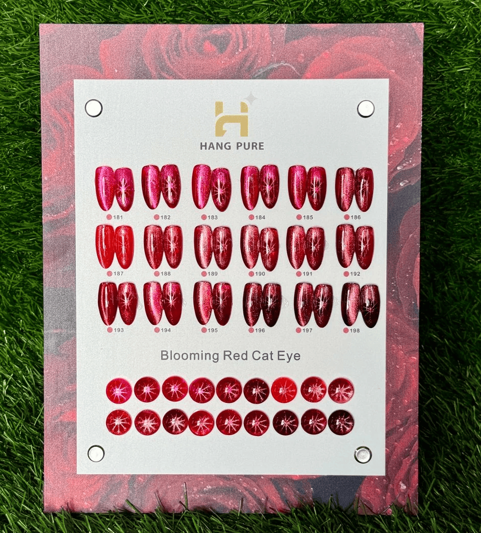 HANG Blooming Red Cat Eye Collection - Set 18 Colors + Free Display & Magnetic ($7.45/ea)