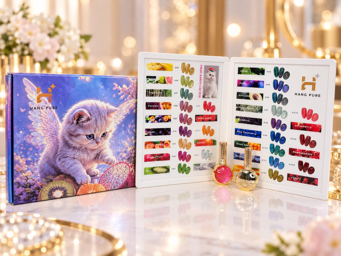 HANG Cat Eye - FRUIT Collection, 18 Colors + Free Display & Magnetic ($7.45/ea)