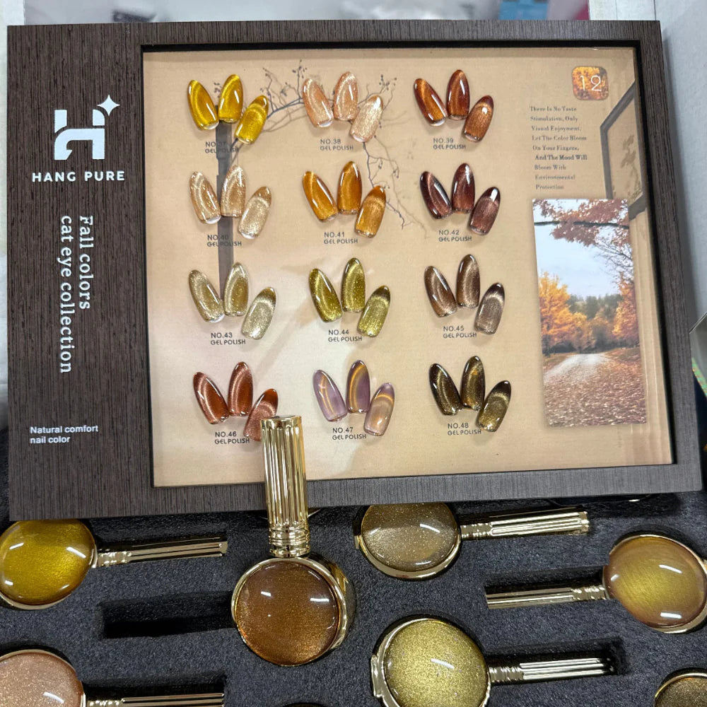 HANG Cat Eye Fall Collection – 12 Colors | Seasonal Magnetic Gel Set ($7.45/ea)