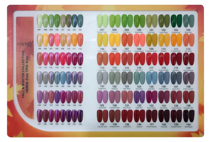 HANG Premium Fall Collection - 48 Duo Gel Polish Matching Colors (#97-#144)
