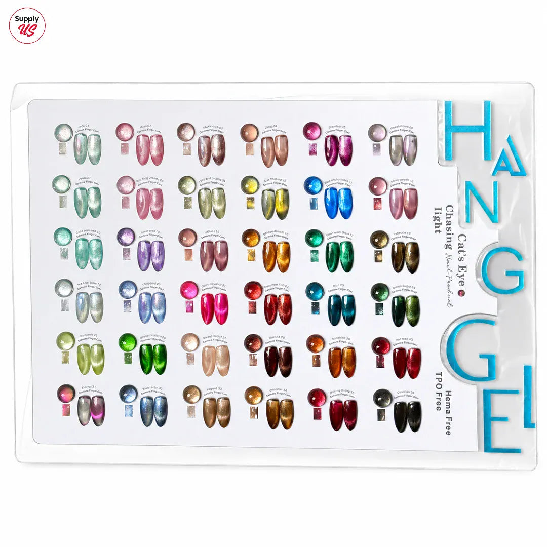 HANG Cat Eye Chasing Light - Set 36 Colors + Free Display & Magnetic (7.45/ea)