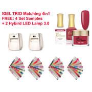 Igel TRIO Matching 4in1 - Full set 319 colors + Free 4 set Samples + Free 2 Hybrid Pro 3.0 LED/UV Lamp
