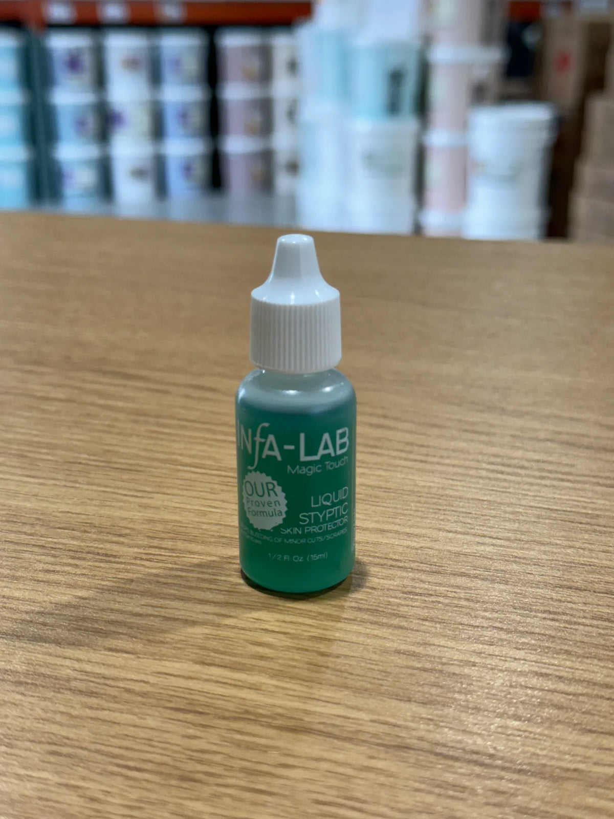 Styptic Liquid Infa-Lab Magic Touch Liquid Styptic Nails Stop Bleeding Skin 0.5oz ...