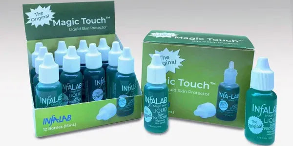 Styptic Liquid Infa-Lab Magic Touch Liquid Styptic Nails Stop Bleeding Skin (0.5 oz ...