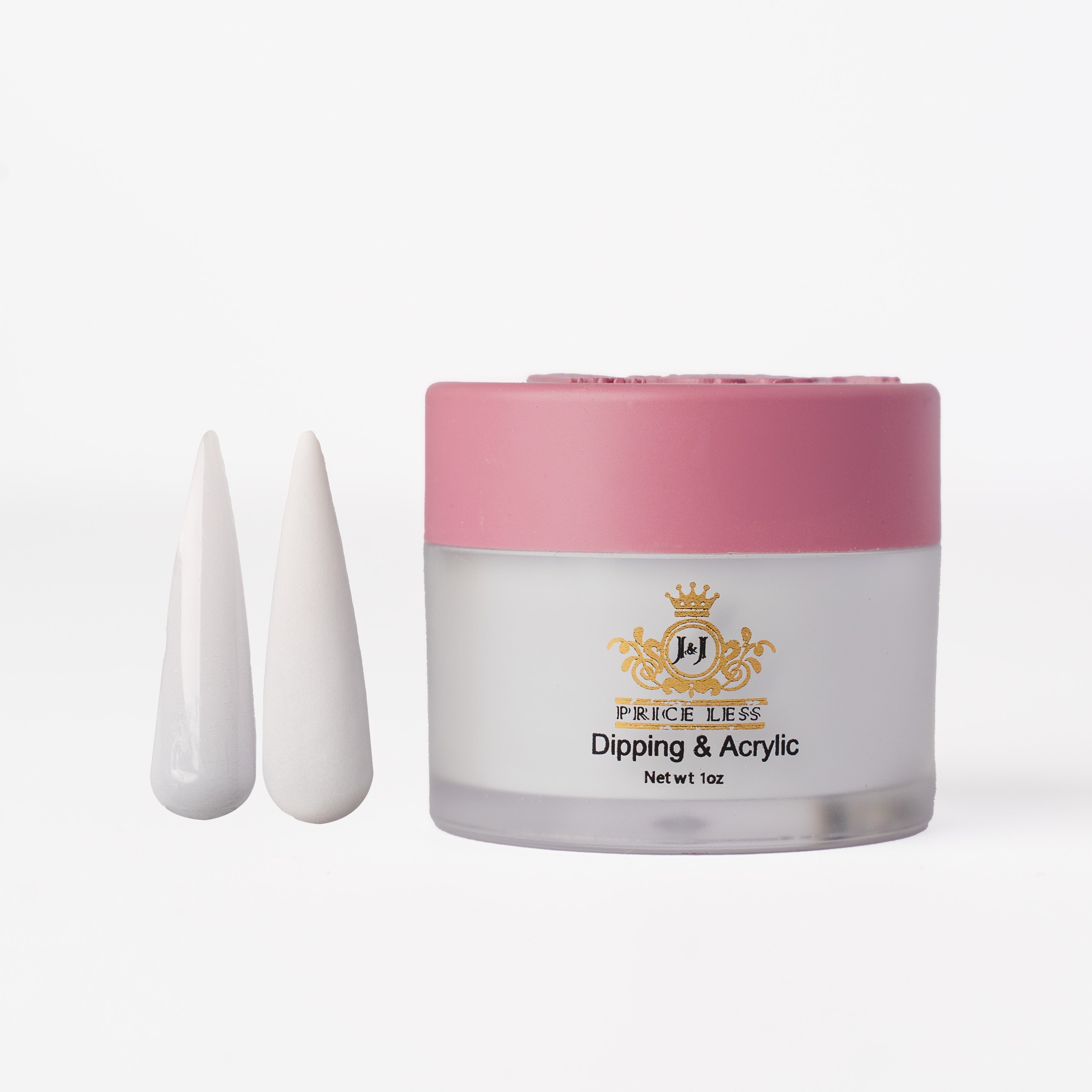 J&J PRICE LESS Acrylic - Dipping - Ombre' Powder 2oz - French White