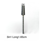 J&J Priceless 3/32 Carbide - 3in1 LONG 165mm Bit - 2XCOARSE #2XC
