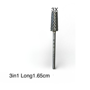 J&J Priceless 3/32 Carbide - 3in1 LONG 165mm Bit - 3XCOARSE #3XC
