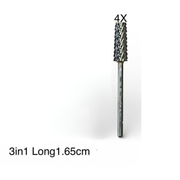 J&J Priceless 3/32 Carbide - 3in1 LONG 165mm Bit - 4XCOARSE #4XC