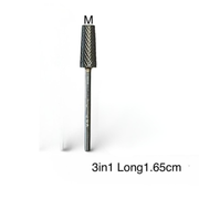 J&J Priceless 3/32 Carbide - 3in1 LONG 165mm Bit - MEDIUM #M