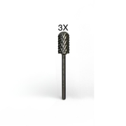 J&J Priceless 3/32" Carbide - Round Top Large Barrel Bit - 3XCOARSE #3XC