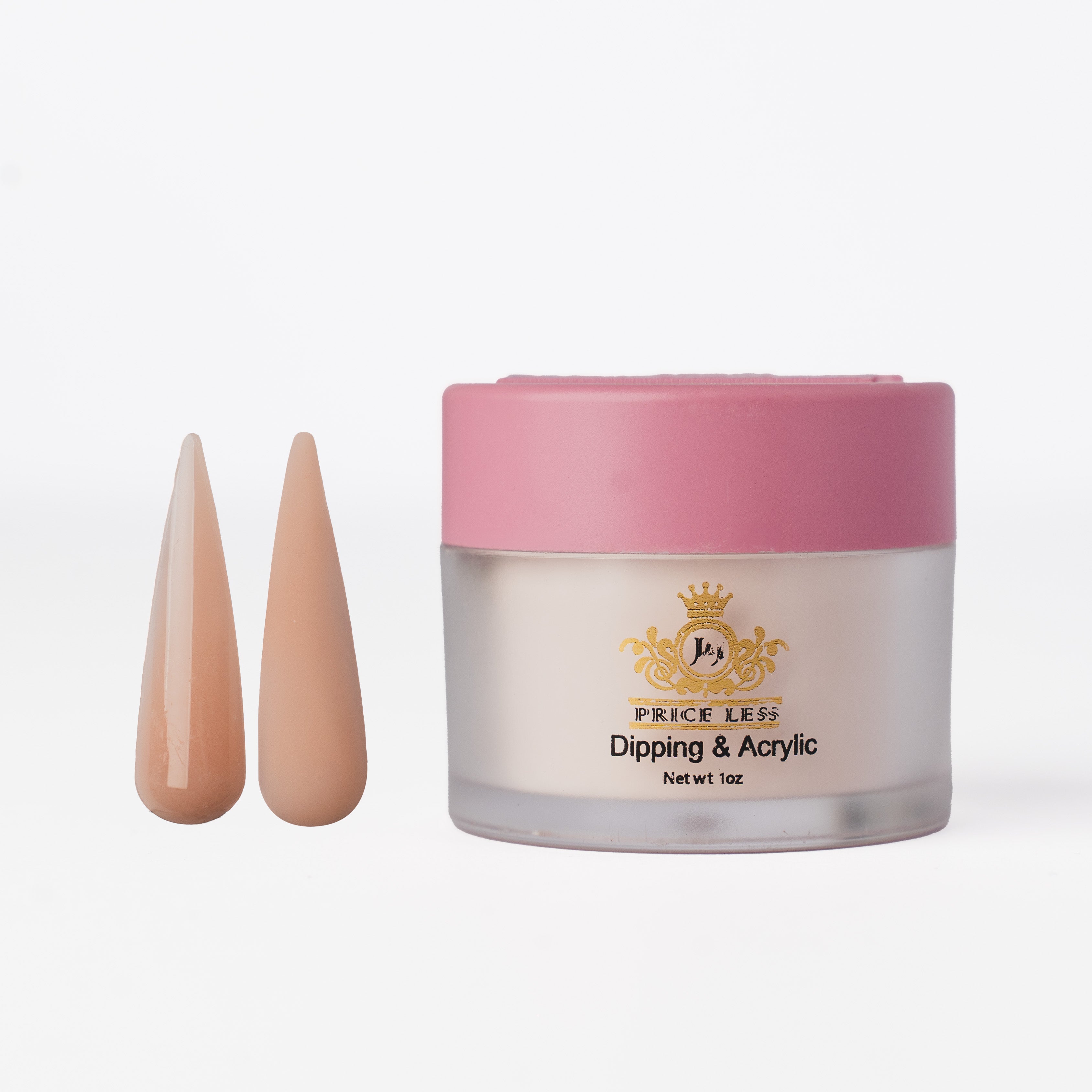 J&J PRICE LESS Acrylic - Dipping - Ombre' Powder 2oz - Perfect Nude