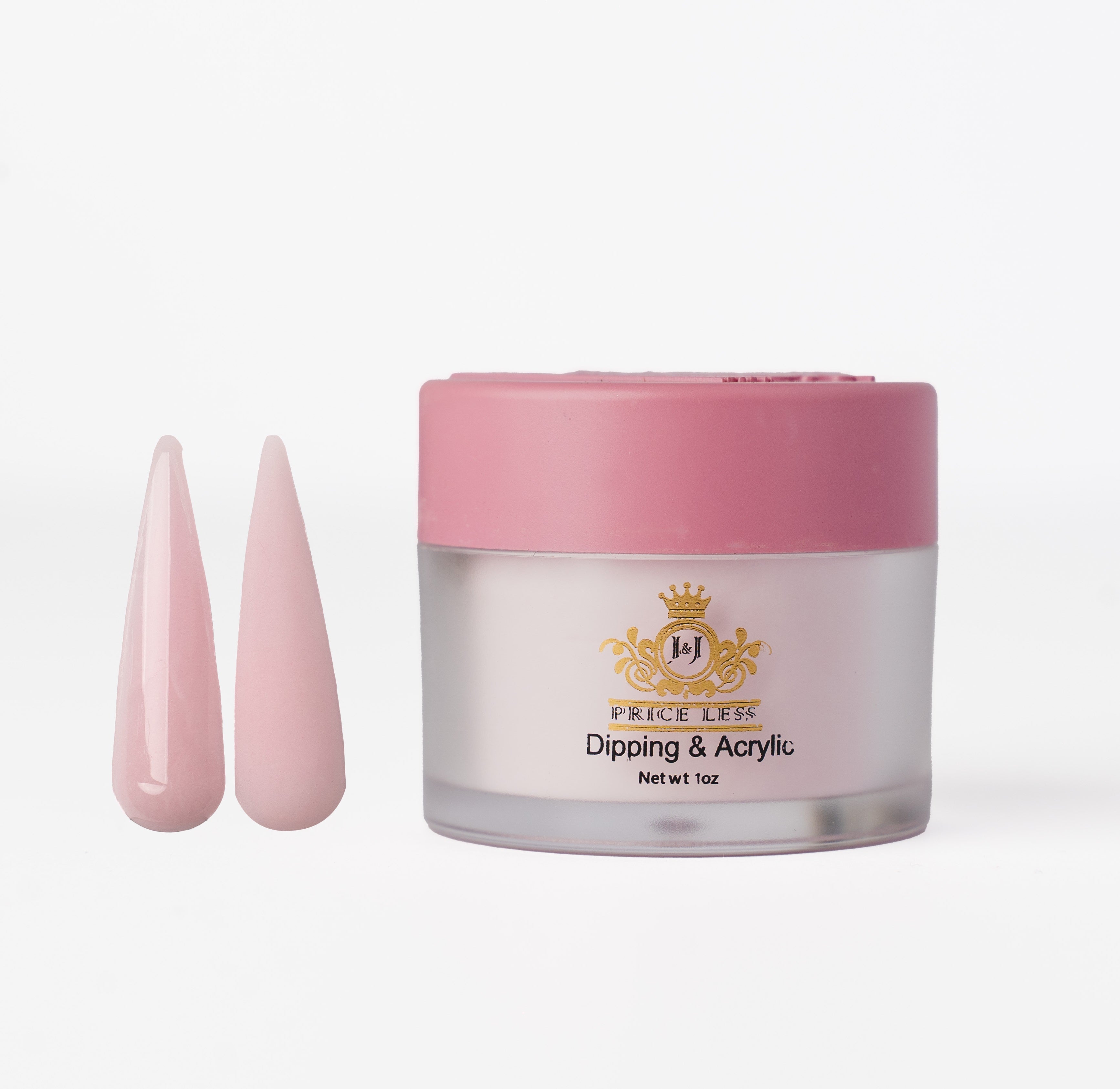J&J PRICE LESS Acrylic - Dipping - Ombre' Powder 2oz - Pink Ombre'