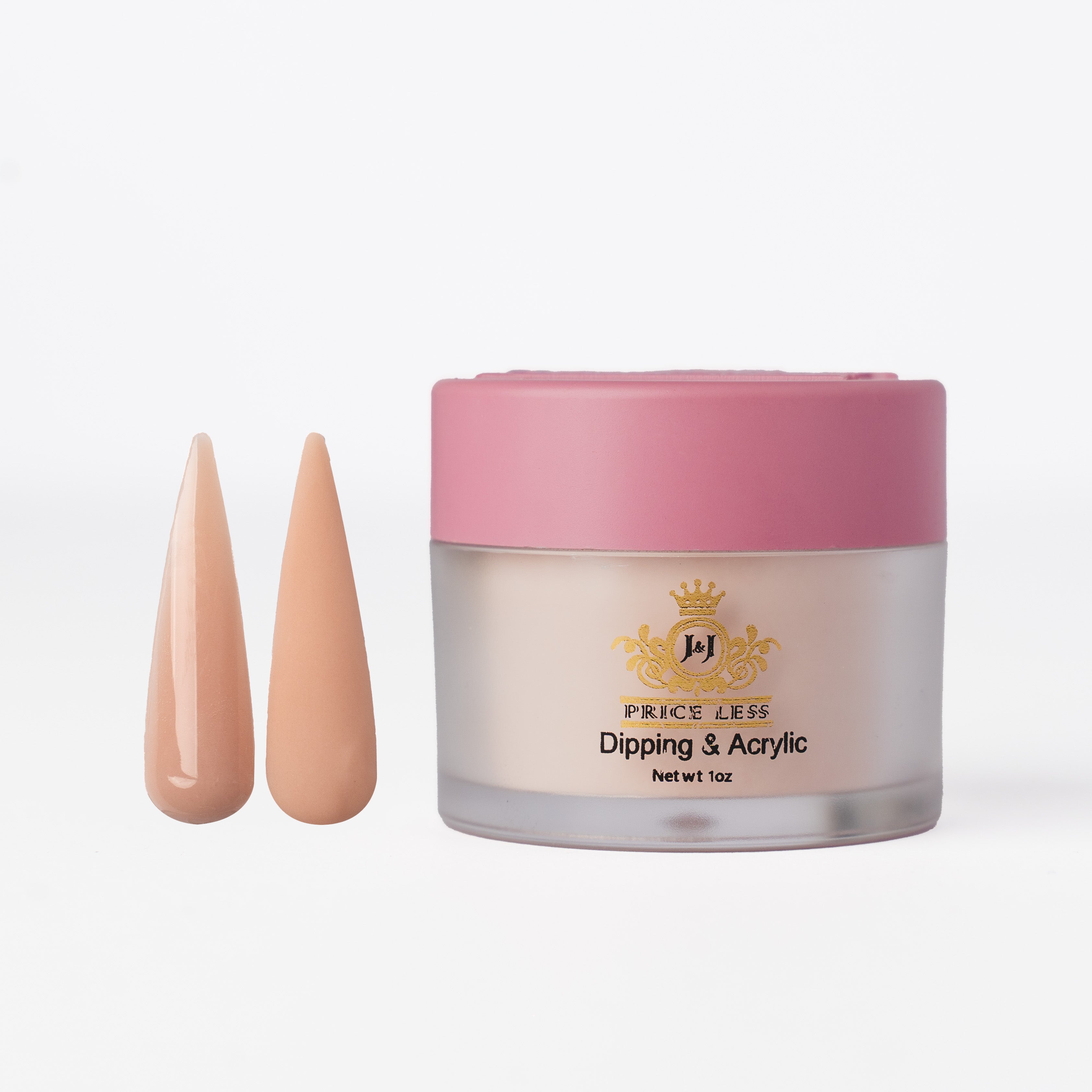 J&J PRICE LESS Acrylic - Dipping - Ombre' Powder 2oz - Warm Pink
