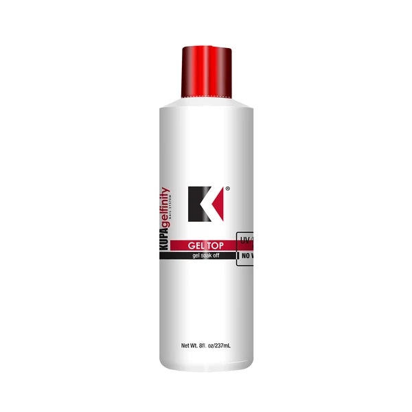 KUPA GelFinity Top Coat No Wipe (No Cleanse) Refill 8oz